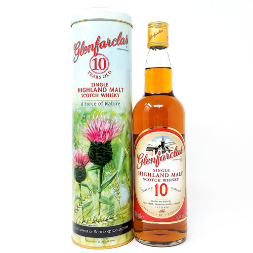 Glenfarclas 10 Year Old The Flower of Scotland Collection "A Force of Nature" Single Malt Scotch Whisky WG, 70cl, 40% ABV (6992115925055)
