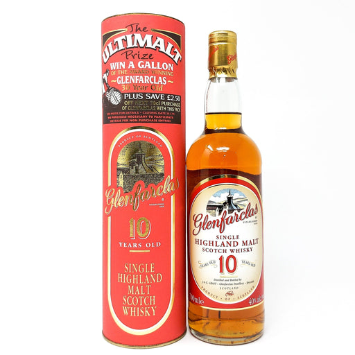 Glenfarclas 10 Year Old Single Malt Scotch Whisky, 70cl, 40% ABV - Old and Rare Whisky (6964262043711)