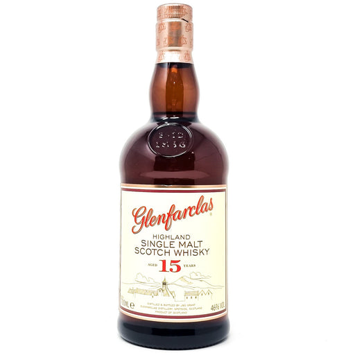 Glenfarclas 15 Year Old Scotch Whisky, 70cl, 46% ABV - Old and Rare Whisky (6826573234239)
