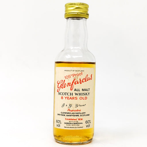 Glenfarclas 8 Year Old Scotch Whisky, Miniature, 5cl, 60% ABV - Old and Rare Whisky (6748977233983)