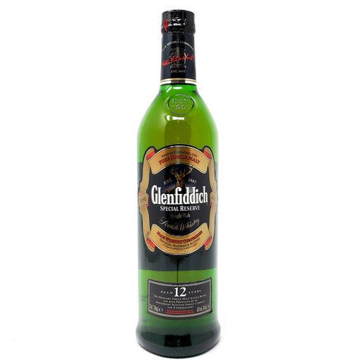 Glenfiddich 12 Year Old Special Reserve Single Malt Scotch Whisky, 70cl, 40% ABV (7123775324223)