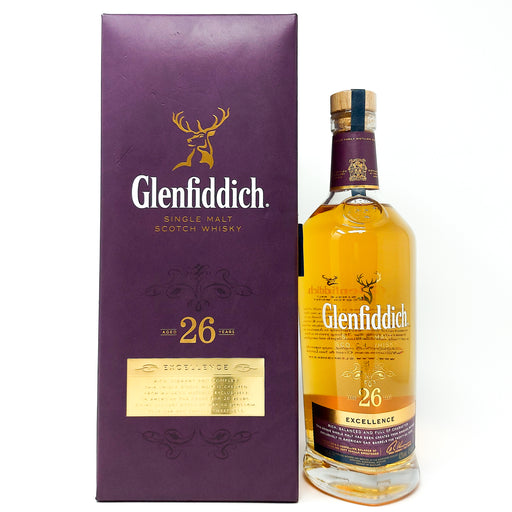 Copy of Glenfiddich 26 Year Old Excellence Single Malt Scotch Whisky, 70cl, 43% ABV (7121148117055)