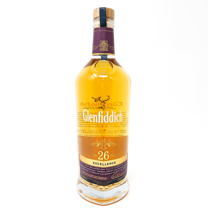 Glenfiddich Excellence 26 Year Old Single Malt Scotch Whisky, 3cl Sample, 43% ABV (7022847787071)