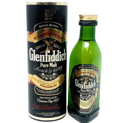 Glenfiddich Pure Malt Scotch Whisky, Miniature, 5cl, 40% ABV - Old and Rare Whisky (4927096455231)