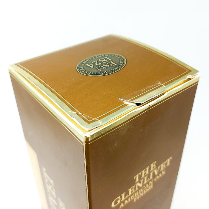 Glenlivet American Oak Finish 12 Year Old Single Malt Scotch Whisky, 70cl, 40% ABV (7028166590527)