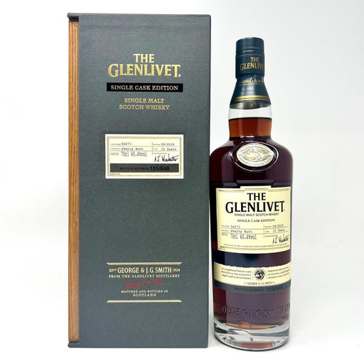 Glenlivet 15 Year Old Single Cask 56071 Single Malt Scotch Whisky 70cl, 60.4% ABV - Old and Rare Whisky (6932140097599)
