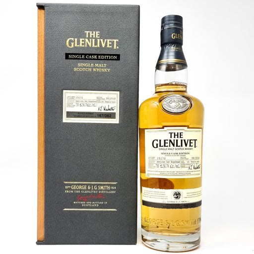 Glenlivet 16 Year Old Single Cask 2018 Single Malt Scotch Whisky 75cl, 56.7% ABV - Old and Rare Whisky (6887621689407)