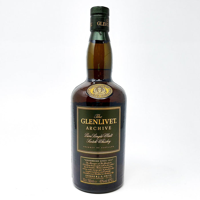 Glenlivet Archive Single Malt Scotch Whisky, 70cl, 43% ABV - Old and Rare Whisky (6951828193343)
