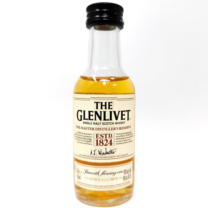 Glenlivet Masters Distillers Reserve Scotch Whisky, Miniature, 5cl, 40% ABV - Old and Rare Whisky (4826301169727)