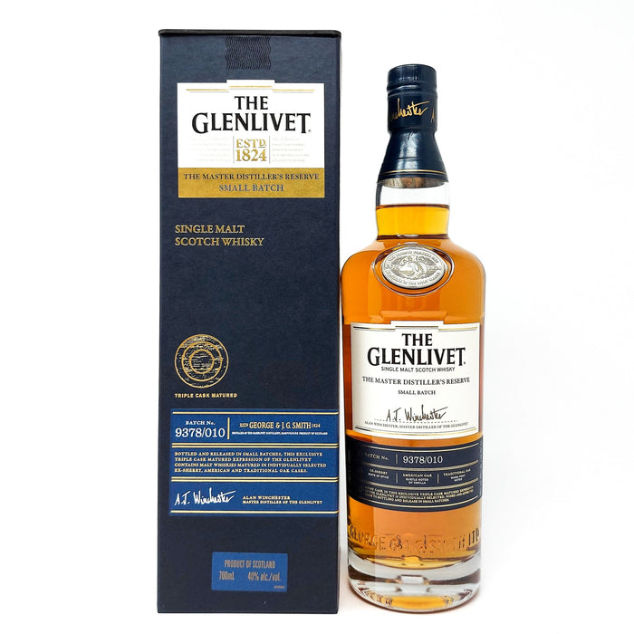 Glenlivet The Master Distiller's Reserve Small Batch Single Malt Scotch Whisky, 70cl, 40% ABV. - Old and Rare Whisky (6886904954943)