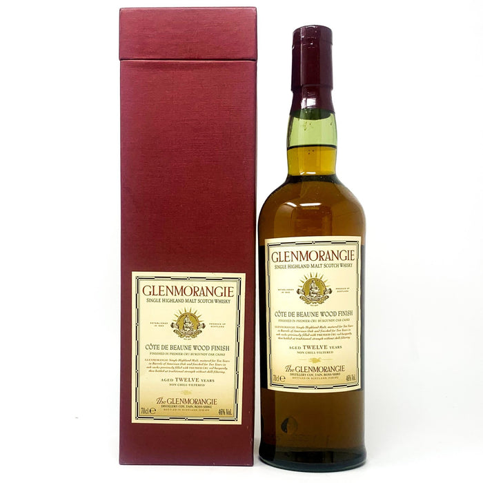 Glenmorangie Cote de Beaune Wood Finish Scotch Whisky, 70cl, 46% ABV - Old and Rare Whisky (1792112001087)