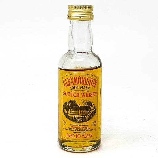 Glenmoriston 10 Year Old 100% Malt Scotch Whisky, Miniature, 5cl, 40% ABV - Old and Rare Whisky (4921318572095)