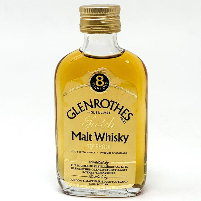 Glenrothes 8 Year Old Scotch Whisky, Miniature, 5cl, 40% ABV - Old and Rare Whisky (6656785186879)
