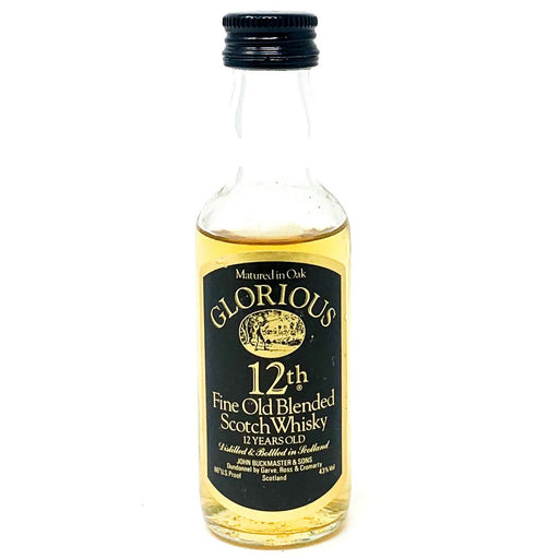 Glorious 12 Year Old Blended Scotch Whisky, Miniature, 5cl, 43% ABV - Old and Rare Whisky (4826303037503)