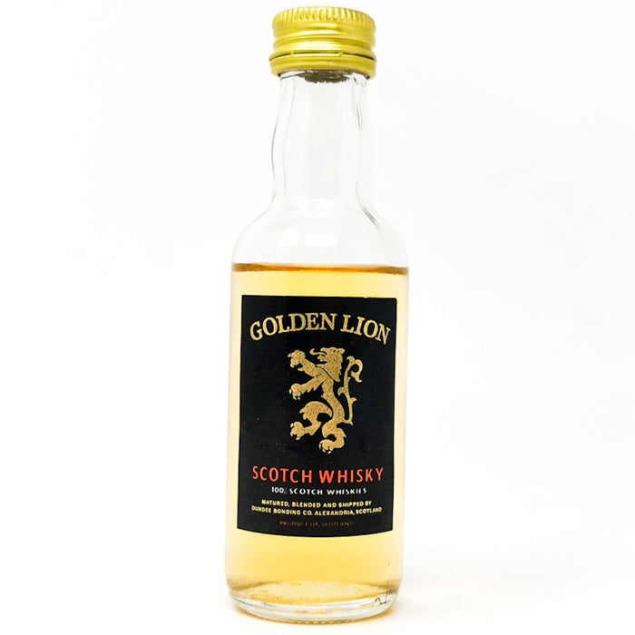 Golden Lion Scotch Whisky, Miniature, 5cl, 40% ABV - Old and Rare Whisky (6748993421375)