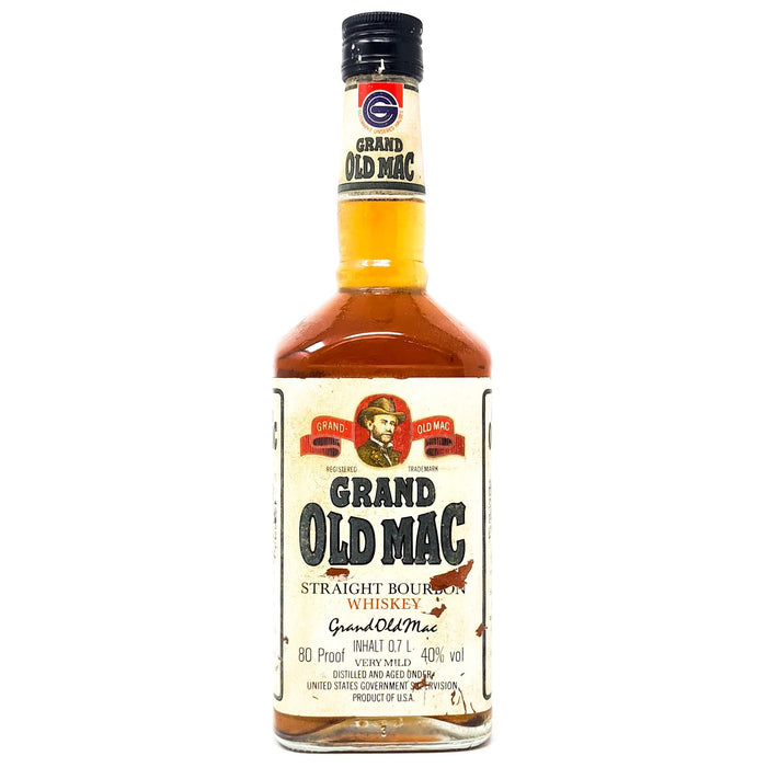Grand Old Mac Straight Bourbon Whiskey, 70cl, 40% ABV - Old and Rare Whisky (4942267351103)