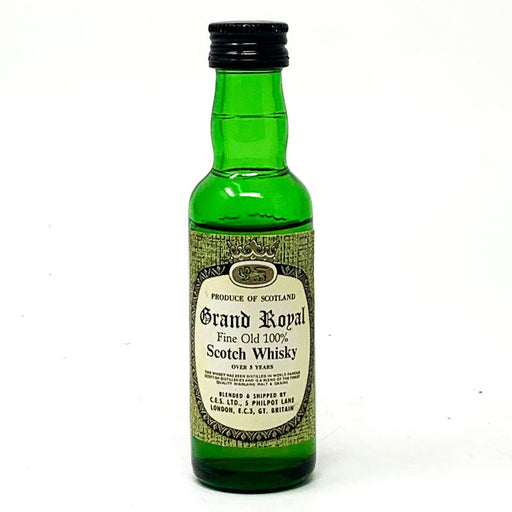 Grand Royal Fine Old Scotch Whisky, Miniature, 5cl, 40% ABV - Old and Rare Whisky (4486457294911)