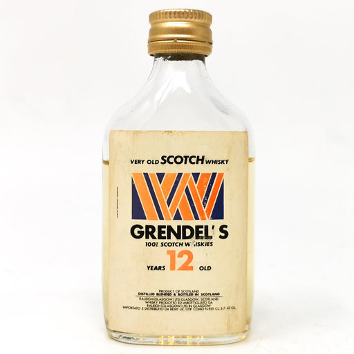 Grendel's 12 Year Old Malt Whisky, Miniature, 5cl, 40% ABV - Old and Rare Whisky (6847085281343)