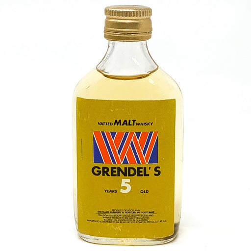 Grendel's 5 Year Old Malt Whisky, Miniature, 5cl, 43% ABV - Old and Rare Whisky (6656505577535)