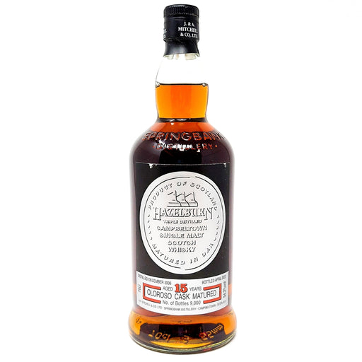 Hazelburn 2006 15 Year Old Oloroso Cask Single Malt Scotch Whisky, 70cl, 54.2% ABV - Old and Rare Whisky (6969078448191)