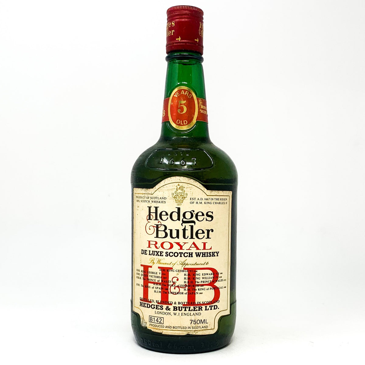 ヘッジス＆バトラー ロイヤル 760ml 43% Hedges Butler ROYAL 
