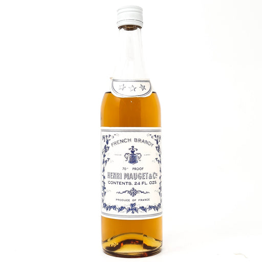 Henri Mauget & Co French Brandy 24 Fl Ozs, 70 Proof - Old and Rare Whisky (6648653316159)