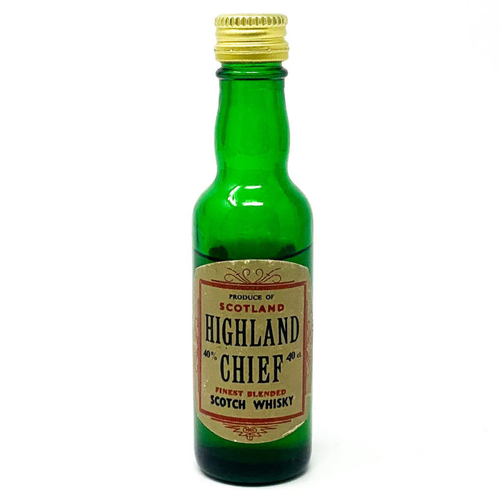 Highland Chief Finest Blended Scotch Whisky, Miniature, 5cl, 40% ABV - Old and Rare Whisky (4939906449471)