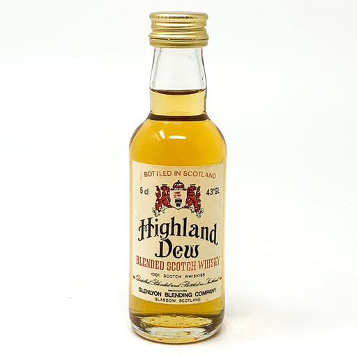 Highland Dew Blended Scotch Whisky, Miniature, 5cl, 43% ABV - Old and Rare Whisky (4935899381823)