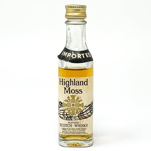 Highland Moss Blended Scotch Whisky, Miniature, 5cl, 40% ABV - Old and Rare Whisky (4821637005375)