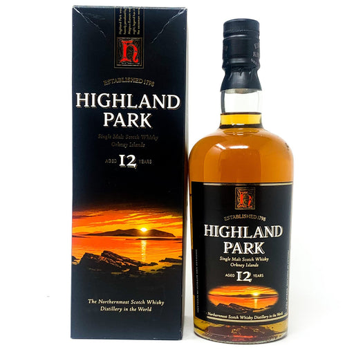 Highland Park 12 Year Old Dumpy Bottle Scotch Whisky, 70cl, 40% ABV - Old and Rare Whisky (529832673310)