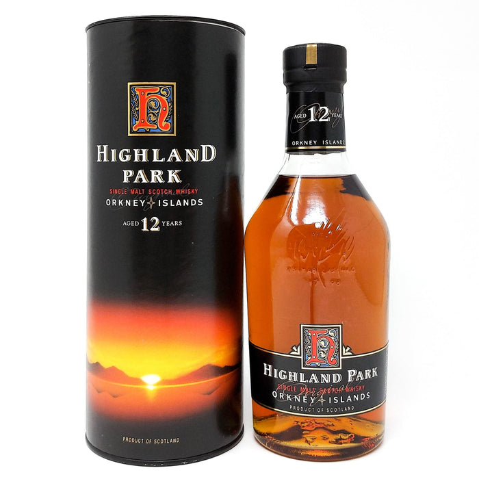 Highland Park 12 Year Old Dumpy Bottle Single Malt Scotch Whisky, 70cl —  Old and Rare Whisky