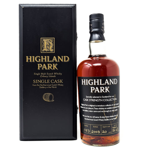 Highland Park 20 Year Old Single Cask 1983 Scotch Whisky, 70cl, 56.4% ABV - Old and Rare Whisky (4871335575615)
