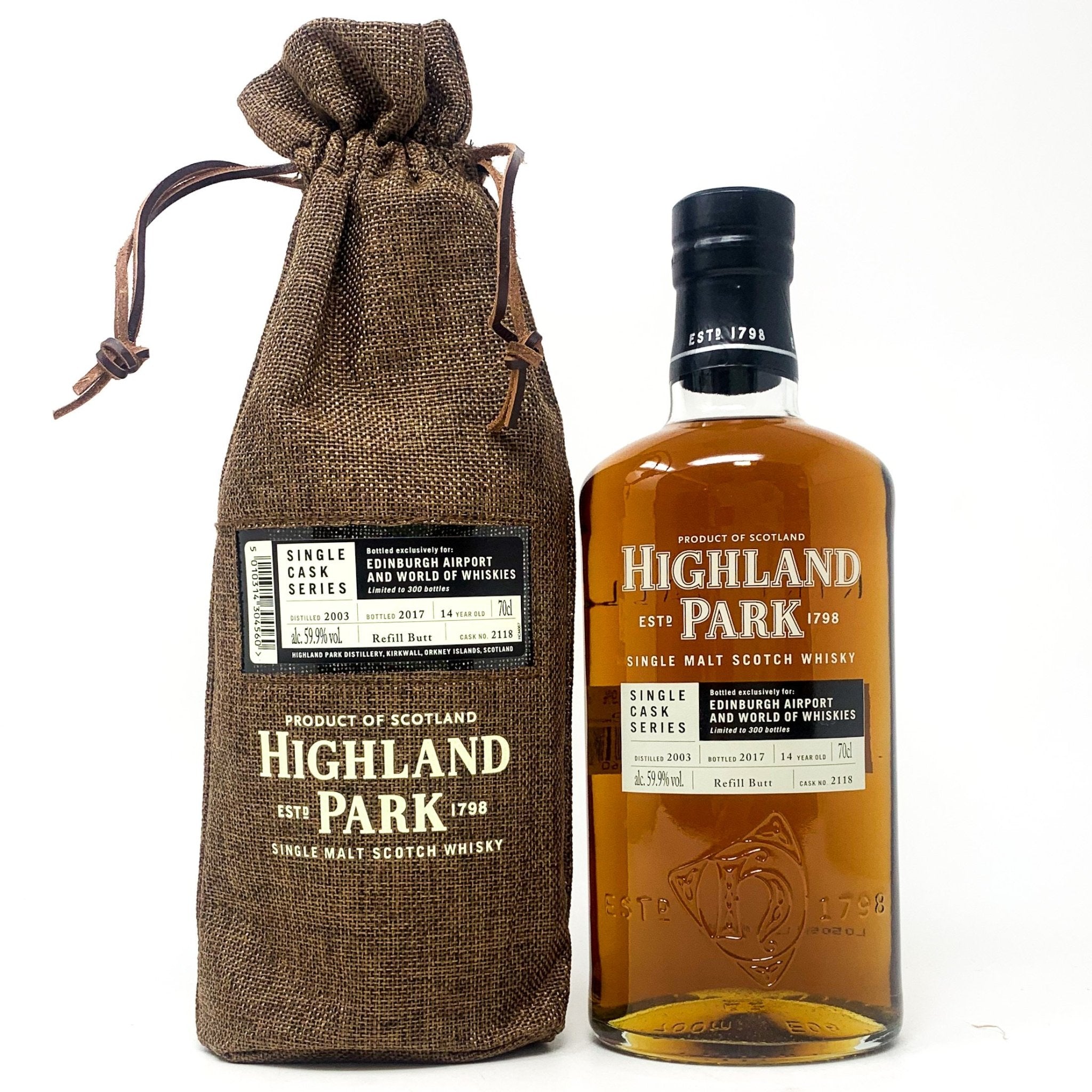 14 Year Old Highland Park 2003 Single Malt Scotch Whisky 70cl