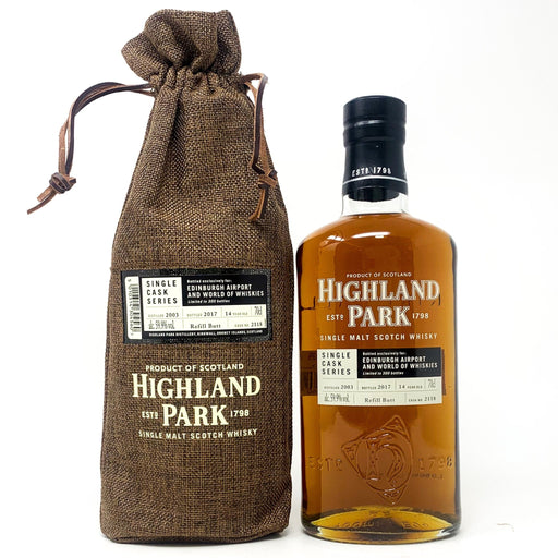 Highland Park 2003 14 Year Old Edinburgh Scotch Whisky, 70cl, 59.9% ABV - Old and Rare Whisky (736942358632)