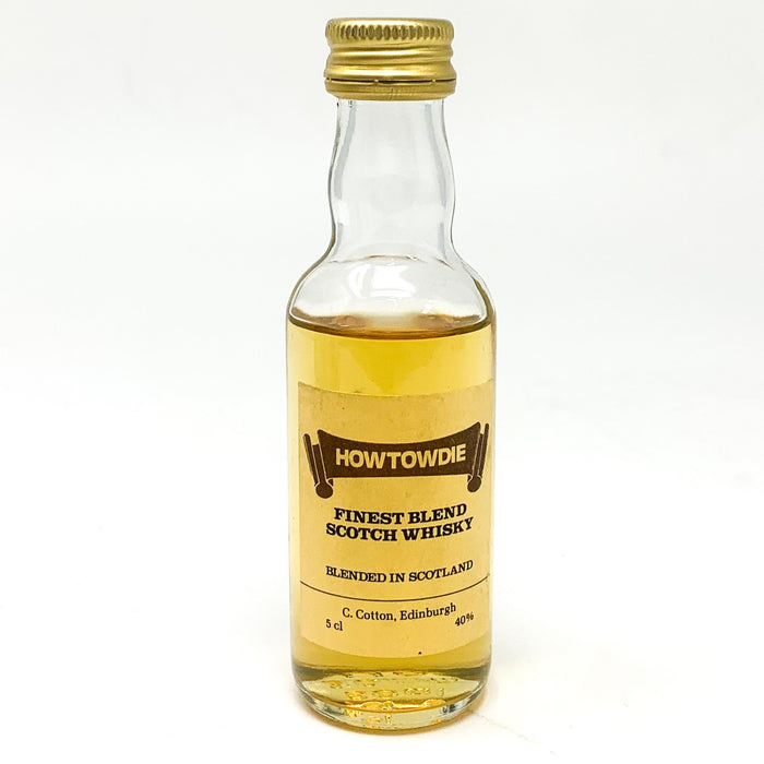 Howtowdie Blended Scotch Whisky, Miniature, 5cl, 40% ABV - Old and Rare Whisky (6661564891199)