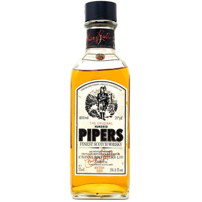 Hundred Pipers 1980s Blended Scotch Whisky, 3cl Sample, 40% ABV (7037943218239)