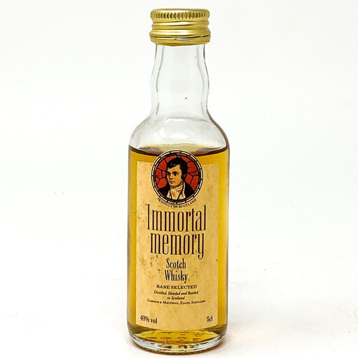 Immortal Memory Scotch Whisky, Miniature, 5cl, 40% ABV - Old and Rare Whisky (4914746261567)