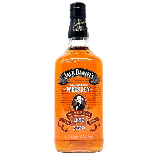 Jack Daniels 150th Birthday Tennessee Whiskey 1 litre, 43% ABV - Old and Rare Whisky (4592950837311)
