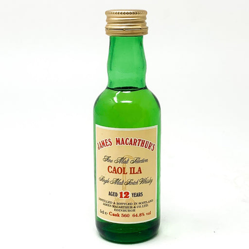 James Macarthurs 'Caol Ila' 12 Year Old Scotch Whisky, Miniature, 5cl, 64.8% ABV - Old and Rare Whisky (4934688768063)