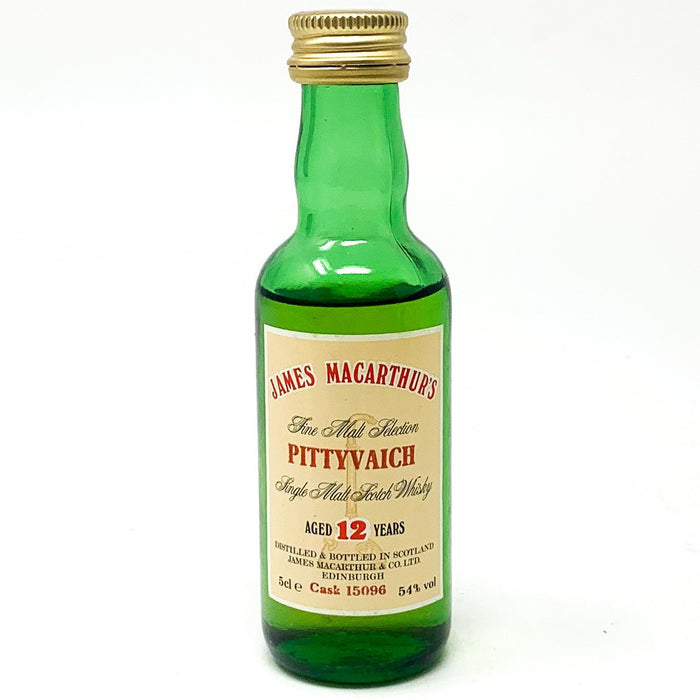 James Macarthur's 'Pittyvaich' 12 Year Old Scotch Whisky, Miniature, 5cl, 54% ABV - Old and Rare Whisky (4934719602751)