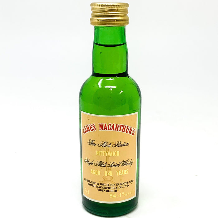 James Macarthur's 'Pittyvaich' 14 Year Old Scotch Whisky, Miniature, 5cl, 54.4% ABV - Old and Rare Whisky (6663114719295)