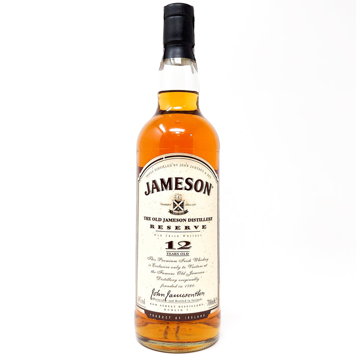 Jameson 12 Year Old Distillery Reserve Irish Whiskey, 70cl, 40% ABV