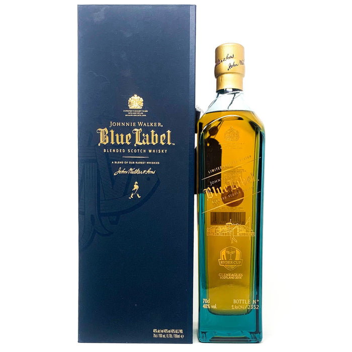 Johnnie Walker Blue Label Ryder Cup 2014 Scotch Whisky, 70cl, 40% ABV - Old and Rare Whisky (145780637726)
