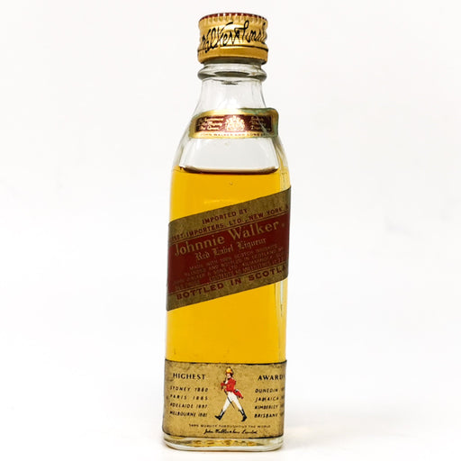 Johnnie Walker Red Label Liqueur, Miniature, 5cl, 86.8 Proof - Old and Rare Whisky (6757337137215)