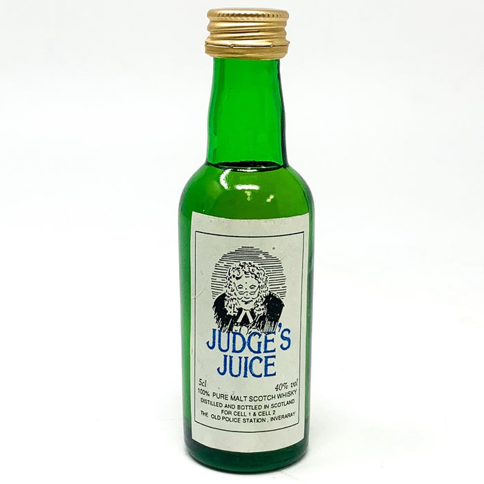 Judge's Juice Scotch Whisky, Miniature, 5cl, 40% ABV - Old and Rare Whisky (6657564311615)