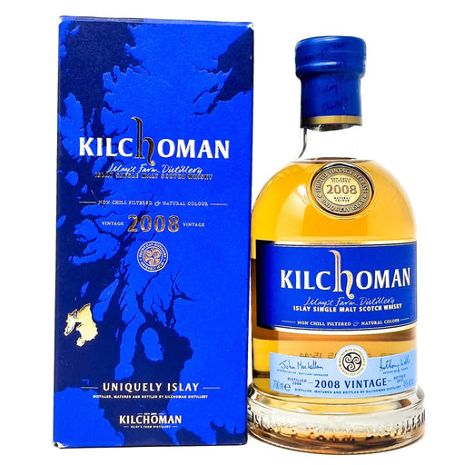 Kilchoman 2008 Vintage Islay Single Malt Whisky 70cl, 46% ABV - Old and Rare Whisky (6888314503231)