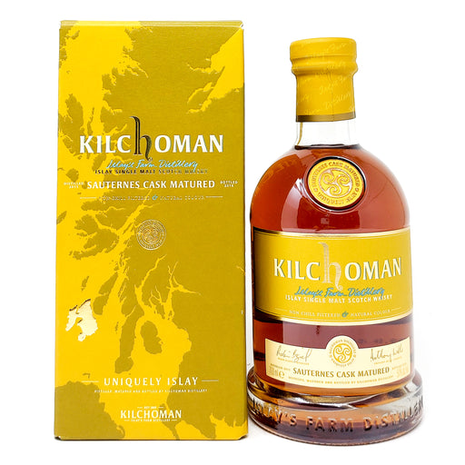 Kilchoman 2011 Sauternes Cask Finish Single Malt Scotch Whisky, 70cl, 50% ABV (7030026043455)