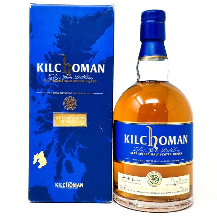 Kilchoman Autumn 2009 Release Single Malt Whisky 70cl, 46% ABV - Old and Rare Whisky (6836533035071)