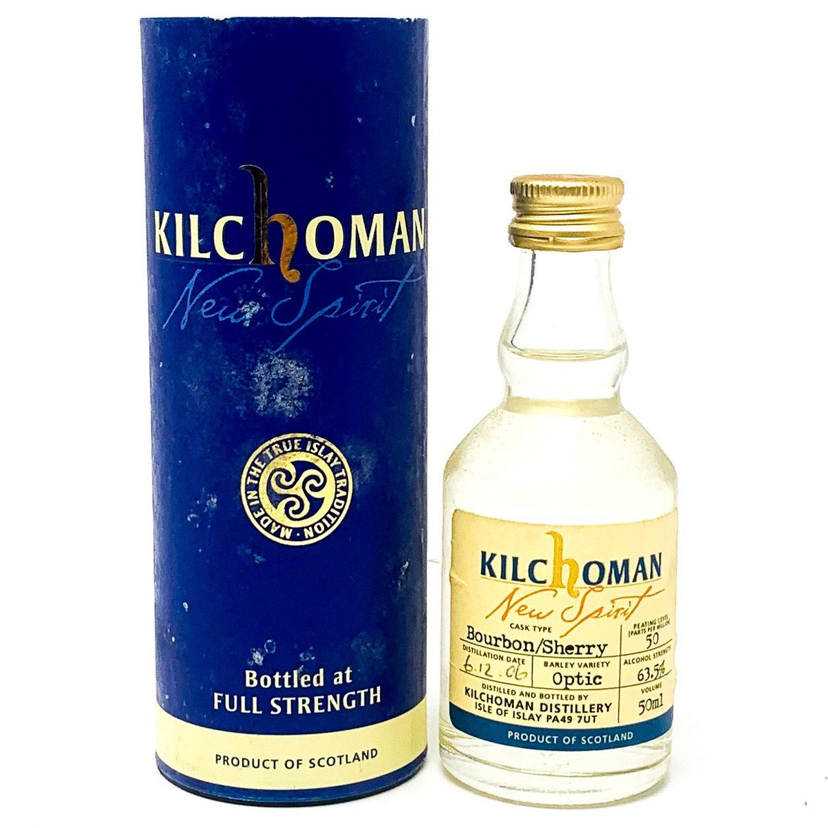 Kilchoman New Spirits 空瓶 Kilchoman New Spirit 5cl Miniature | Old and Rare Whisky
