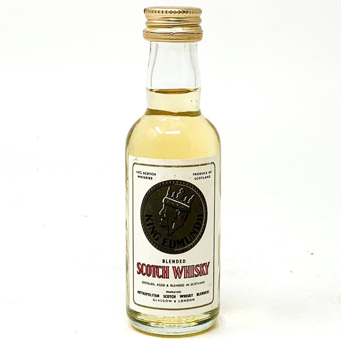 King Edmund II Blended Scotch Whisky, Miniature, 5cl, 40% ABV - Old and Rare Whisky (4925543579711)